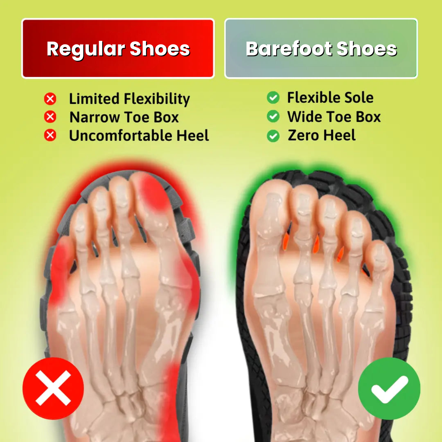Heyshoewy- Skin Pro with Copper Grounding Allround Barefoot Shoes