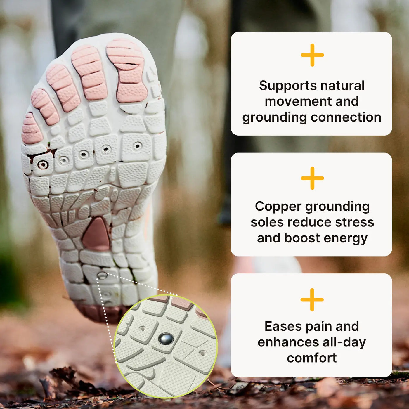 Heyshoewy- Skin Pro with Copper Grounding Allround Barefoot Shoes